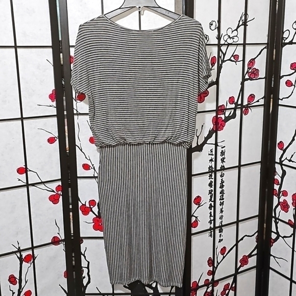 Bohme Midi Casual Striped Dress Size Medium - Picture 6 of 6